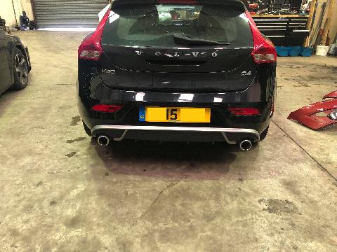 VOLVO V40 R DESIGN REAR BUMPER 2012-2020